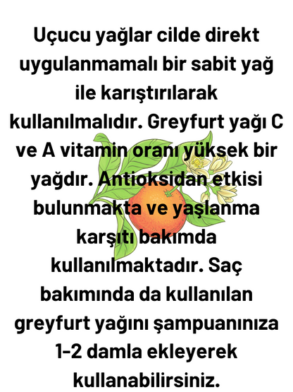 Greyfurt Uçucu Yağı