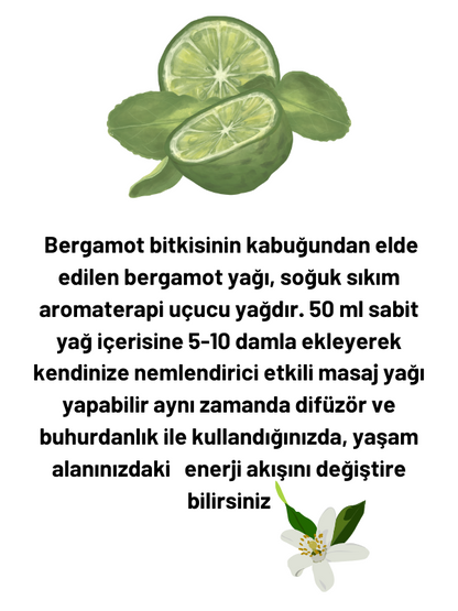 Bergamot Uçucu Yağı-10 Ml